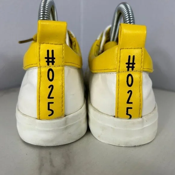 Nintendo Pokemon Pikachu Ground Up Sneakers RARE 2019 yellow white Womens Size 6 - Picture 5 of 7